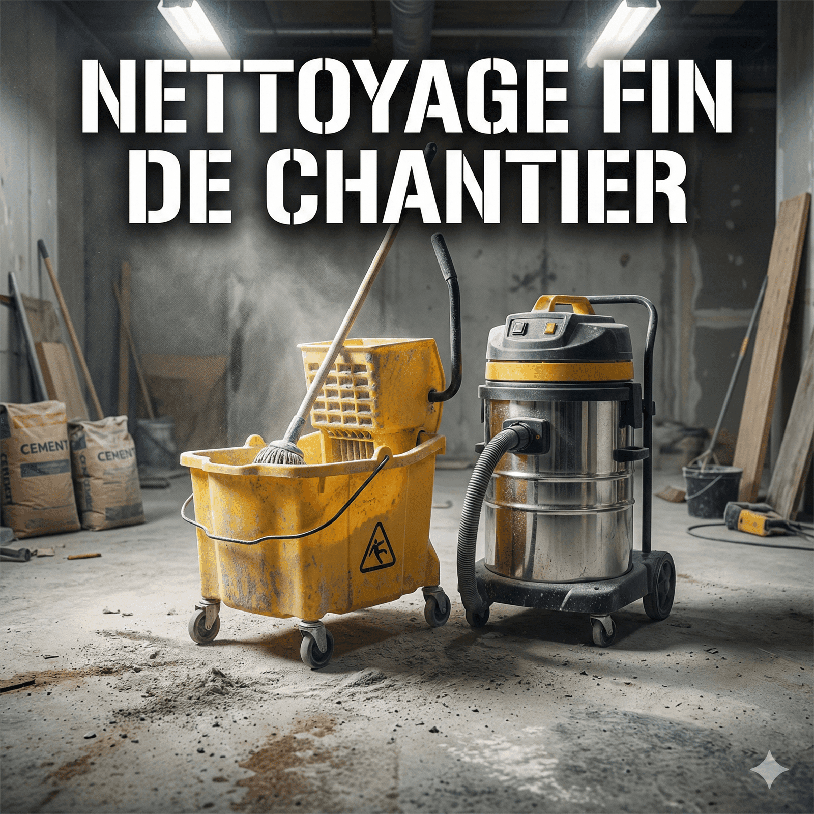 Nettoyage après travaux